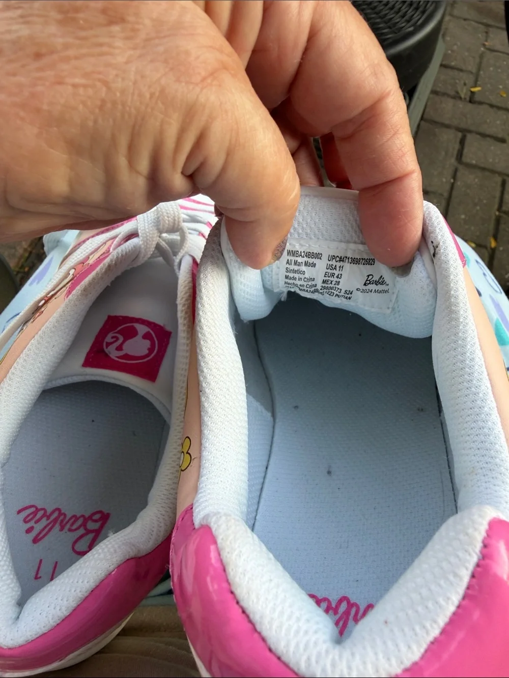 #Barbie gym shoes